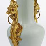 A PAIR OF FRENCH ORMOLU-MOUNTED CELADON VASES, MOUNTED AS LAMPS - photo 3