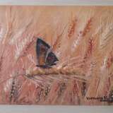 Gemälde „Schmetterling?“, Karton, Ölfarbe, Modern, Landschaftsmalerei, 2020 - Foto 1