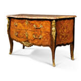 A LOUIS XV ORMOLU-MOUNTED KINGWOOD, AMARANTH AND FLORAL MARQUETRY COMMODE - photo 2