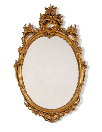 AN ITALIAN GILT-VARNISHED-SILVERED ('MECCA') MIRROR - photo 1