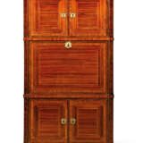 A LOUIS XVI TULIPWOOD CROSSBANDED, AMARANTH AND BOISE SATINE TALL SECRETAIRE A ABATTANT - фото 1