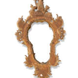 A NORTH ITALIAN REVERSE-CUT-MIRROR-MOUNTED GILTWOOD CARTOUCHE-SHAPED FRAME - photo 2