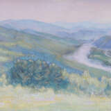 Gemälde „Diptychon Bergregion von Mezhdurechensk. Blatt 2“, Karton, Ölfarbe, Impressionismus, Landschaftsmalerei, 2020 - Foto 1