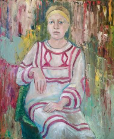 Gemälde „Demut“, Leinwand auf dem Hilfsrahmen, Ölfarbe, Impressionismus, 2009 - Foto 1