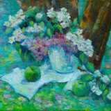 Painting “Early summer”, Canvas on the subframe, Oil paint, Contemporary art, Still life, 2009 - photo 1
