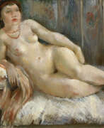 Вера Рохлина. Reclining Nude with Red Necklace
