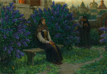 Girl in the Lilac Garden
