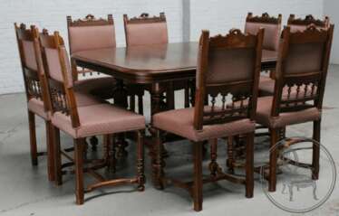  dining room set of furniture of the XIX century