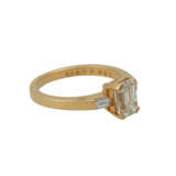 Ring mit Diamant im Smaragdschliff 1,405 ct - Foto 1
