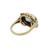 Ring mit Aquamarin im achteckigen Treppenschliff ca. 4 ct - photo 3