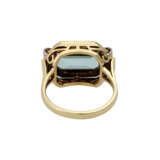 Ring mit Aquamarin im achteckigen Treppenschliff ca. 4 ct - photo 4