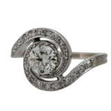 Ring mit Altschliffdiamant ca 0,65 ct, - photo 5