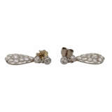 Ohrringe mit Altschliffdiamanten, zusammen ca. 2,9 ct, - фото 3