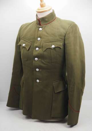 Russland: Uniformjacke eines Infanterie-Offiziers. Feines grünes Tuch - photo 2