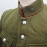 Russland: Uniformjacke eines Infanterie-Offiziers. Feines grünes Tuch - photo 3