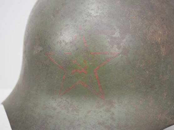 Sowjetunion: Stahlhelm SSh36. Olivgrüne Glocke - photo 3
