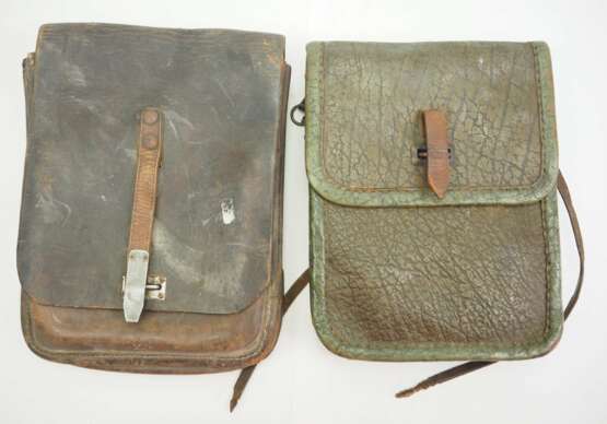Sowjetunion: Kartentasche - 2 Exemplare. Leder bzw. Kunstleder - Foto 1