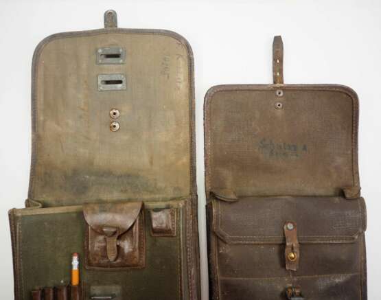 Sowjetunion: Kartentasche - 2 Exemplare. Je imprägniertes Tuch - фото 2