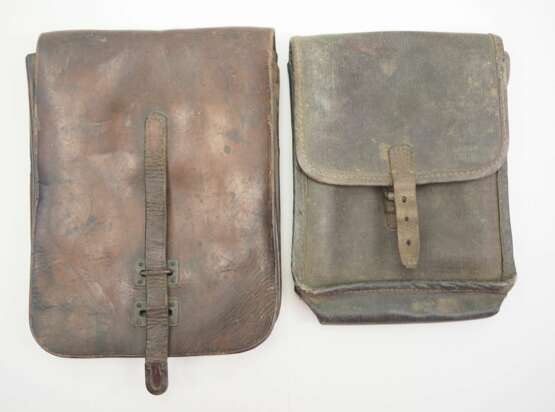 Sowjetunion: Kartentasche - 2 Exemplare. Leder bzw. Kunstleder. Zustand: II - Foto 1