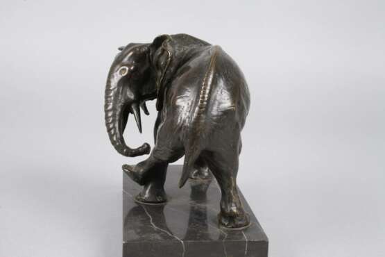 Bronze afrikanischer Elefant - Foto 2