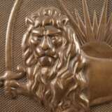 Bronzetafel „Roter-Löwe-mit-Roter-Sonne-Gesellschaft Iran“ - фото 2