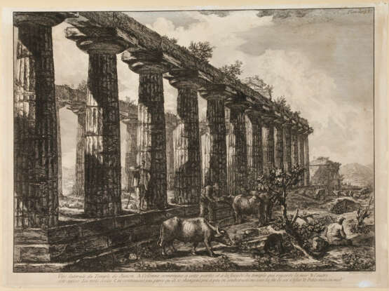 Francesco Piranesi, Tempel der Athena in Rom - Foto 1