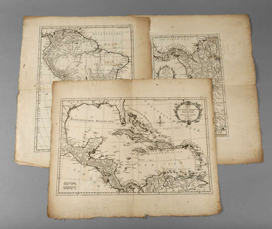 Thomas Kitchin d. Ä., drei Landkarten Südamerika - photo 1