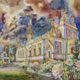 Gemälde „Fürbitte Kathedrale in Grodno“, Siehe Beschreibung, Postmodern, Landschaftsmalerei, 2014 - Foto 1