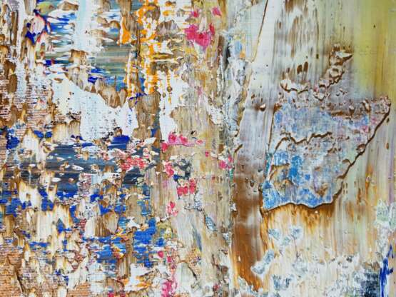 Gemälde „Teilchen XXI“, Leinwand, Ölfarbe, Abstractionismus, Landschaftsmalerei, 2020 - Foto 3