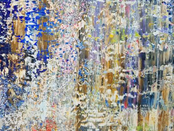 Gemälde „Teilchen XXI“, Leinwand, Ölfarbe, Abstractionismus, Landschaftsmalerei, 2020 - Foto 9