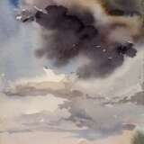 Design Painting “Sky”, Paper, Watercolor, Contemporary art, Landscape painting, Russia, 2013 - photo 1