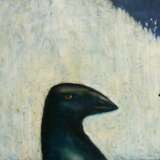 Painting “BIRDS, BEASTS, HUMEN.”, Linen, Oil paint, Neo-impressionism, Animalistic, 1991 - photo 2