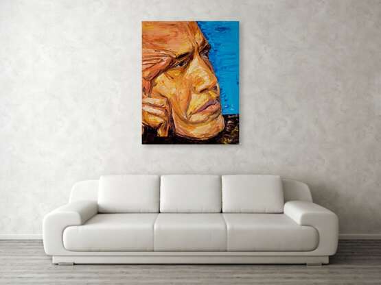 Design Painting “Obama”, Canvas, Oil paint, Expressionist, 2008 - photo 4