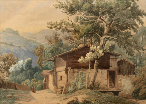 Lorenzo Quaglio II., attr., Tiroler Berghof - Foto 1