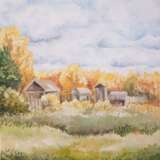 Осень Canvas Oil paint Realism Landscape painting 2020 - photo 1