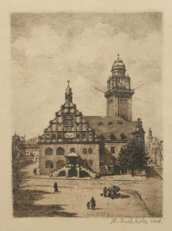 M. Buchholz, Das Alte Rathaus in Plauen - фото 1