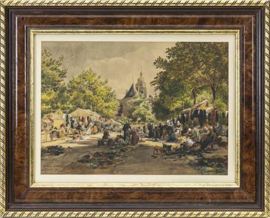 Marktplatz in Blois, 1871 - Foto 2