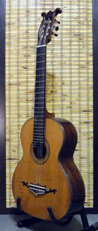 Семиструнная гитара из индийского палисандра №216-Ш-3 Клен Инкрустация 2020 г. - фото 1