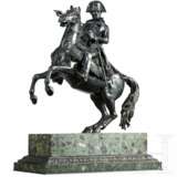 Monumentale Bronzefigur von Kaiser Napoleon I. auf steigendem Pferd - photo 2