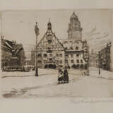 Rudolf Poeschmann, Plauener Altmarkt im Winter - photo 1