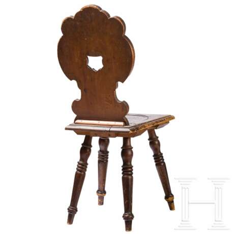 Stuhl mit kaiserlichem Wappen, 19. Jahrhundert - Foto 2