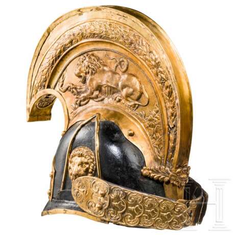 Helm für Offiziere der Kürassiere, Dragoner, Chevaulegers der deutschen Kavallerie, datiert 1822 - photo 3