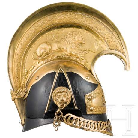 Helm für Offiziere der Kürassiere, Dragoner, Chevaulegers der deutschen Kavallerie, zwischen 1815 - 1835 - photo 3