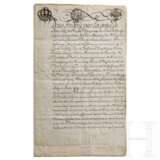 König Friedrich II. - Patent für den Konsul in Genua, datiert 1764 - photo 2