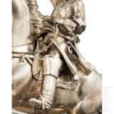 Monumentale silberne Reiterfigur zu Ehren des Großen Kurfürsten Friedrich Wilhelm (1620 - 1688), deutsch, um 1900 - фото 3
