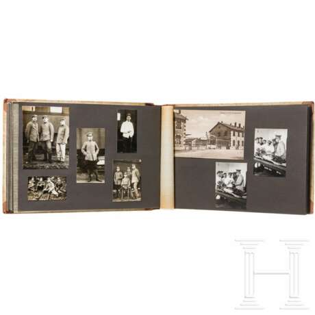 Prof. Dr. Gustav Scholten - Fotoalbum als Feldhilfsarzt 1916-18 in der Armeeabteilung von Strantz sowie Erkennungsmarke und Dokumente - фото 3