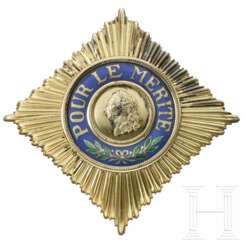 Preußischer Orden Pour le Mérite - Bruststern zum Großkreuz