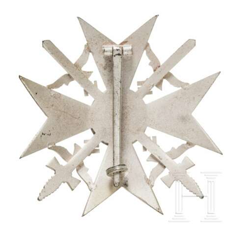 Spanienkreuz in Silber mit Schwertern im Verleihungsetui - фото 3