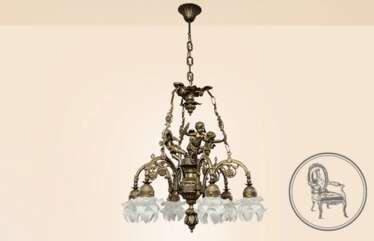 Vintage chandelier XX century 