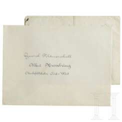 Handgeschriebener Abschiedsbrief von Benito Mussolini